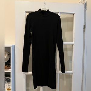 Turtleneck sweater dress